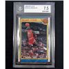 Image 1 : 1988-89 FLEER NO. 120 MICHAEL JORDAN BASKETBALL CARD - BECKETT 7.5 NEAR MINT+