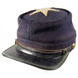 RARE US CIVIL WAR ERA UNION ENLISTED MANS KEPI CAP
