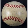Image 1 : 1950'S ALL STAR AUTOGRAPHED BASEBALL - 12 SIGNATURES W/ PSA CERT. NUMBER