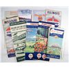Image 1 : LOT OF 9 VINTAGE GAS & OIL ADVERTISING ROAD MAPS