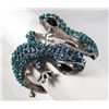 Image 1 : RHINESTONE GECKO CUFF BRACELET