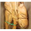 Image 3 : WOOD CARVING OF A MAN ON A HORSE - SIGNED