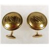 Image 1 : CONFEDERATE STATES ARMY CSA CIVIL WAR OFFICERS SHIRT CUFF LINKS