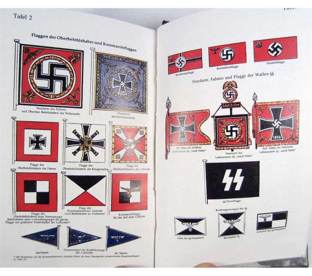 GERMAN NAZI WAFFEN SS 1944 SS CALENDAR BOOK