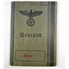 Image 1 : GERMAN NAZI ARMY IDENTIFICATION WEHRPASS BOOK