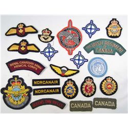 LOT OF CANADIAN MILITARY PATCHES