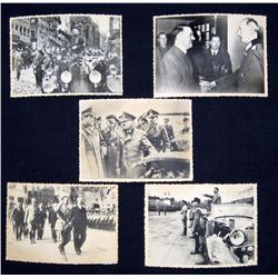 LOT OF 5 GERMAN NAZI DICTATOR ADOLF HITLER PHOTOS