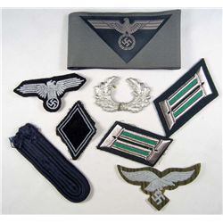 LOT OF  GERMAN NAZI MILITARY INSIGNIAS