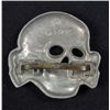 Image 2 : GERMAN NAZI WAFFEN SS OFFICERS VISOR CAP SKULL
