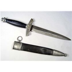 GERMAN NAZI NSFK/DLV GLIDER KORPS DAGGER W/ SCABBARD