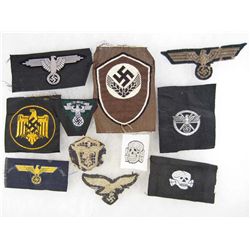 LOT OF GERMAN NAZI PATCHES