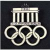 Image 1 : GERMAN NAZI 1936 BERLIN SUMMER XI OLYMPIADE ENAMELED BADGE