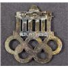 Image 2 : GERMAN NAZI 1936 BERLIN SUMMER XI OLYMPIADE ENAMELED BADGE