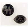 Image 1 : GERMAN NAZI WAFFEN SS ENAMELED BADGES