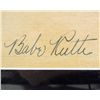 Image 2 : BABE RUTH CUT SIGNATURE W/ PICTURE - FRAMED