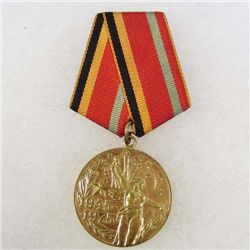 RUSSIAN SERVICE MEDAL W/ RIBBON