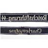 Image 2 : LOT OF 2 GERMAN NAZI WAFFEN SS EM CUFF TITLES
