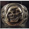 Image 1 : GERMAN NAZI WAFFEN SS OFFICERS TOTENKOPF SKULL RING