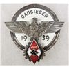 Image 1 : GERMAN NAZI GAUSIEGER 1939 ENAMELED BADGE