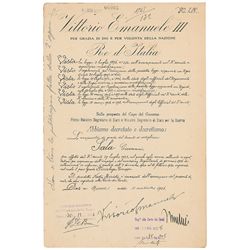 Benito Mussolini and Vittorio Emanuele III