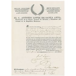 Antonio Lopez de Santa Anna and Tornel Mendivil