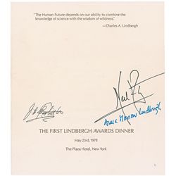 Neil Armstrong, J. H. Doolittle, and Anne Morrow Lindbergh