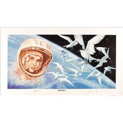 Alexei Leonov and Valentina Tereshkova