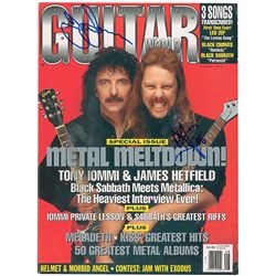 Tony Iommi and James Hetfield