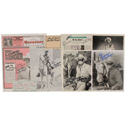 Clayton Moore and Roy Rogers