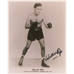 Willie Pep and Carmen Basilio