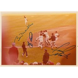 Billy Martin, Yogi Berra, and Fred Stanley