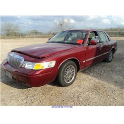2001 - MERCURY GRAND MARQUIS //SALVAGE TITLE