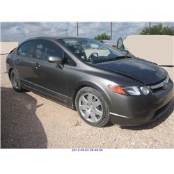 2006 - HONDA CIVIC // SALVAGE TITLE