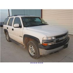 2001 - CHEVROLET TAHOE