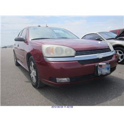 2005 - CHEVROLET MALIBU