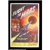 Image 1 : Flight to Mars (Monogram, 1951). One Sheet...