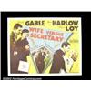 Image 1 : Wife vs. Secretary (MGM 196) Half Sheet (2...