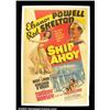 Image 1 : Ship Ahoy! (MGM, 1942) One Sheet (27" X41"...