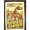 Image 1 : The Reckless Ranger (Columbia 1937) One Sh...