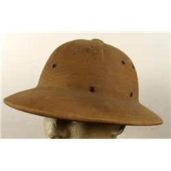 WWII ORIGINAL MARINE PACIFIC THEATRE PITH HELMET