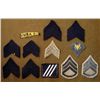 Image 2 : COLLECTION OF 12 PATCHES-MOSTLY UNIFORM CHEVRONS