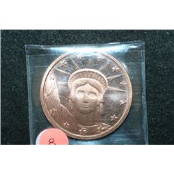 2011 Copper Round; .999 Fine Copper 1 Oz.