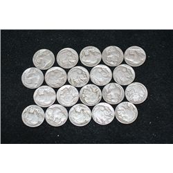Buffalo Nickel; Various Dates & Conditions; Lot of 20