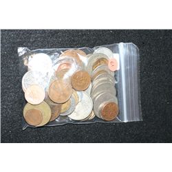 US & Foreign Coin & Token; Various Dates, Conditions & Denominations; Lot of 50