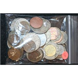 US & Foreign Coin & Token; Various Dates, Conditions & Denominations; Lot of 50