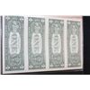 Image 2 : 2003-A US Federal Reserve Note $1; San Francisco CA Reserve; Lot of 4 Uncut Bills
