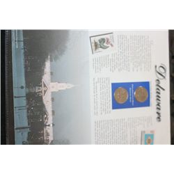 1999 US Delaware State Quarter Set; P&D Mints