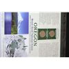 Image 1 : 2010 US Mount Hood State Quarter Set W/Postal Stamps Honoring 150th Anniversary of Oregon Statehood 