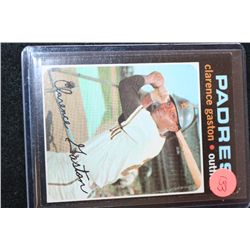 1971 MLB T.C.G. Clarence Gaston-San Diego Padres Baseball Trading Card