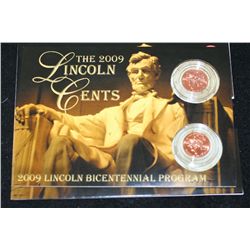 2009 Lincoln-Formative Years Penny Set; P&D Mints; UNC